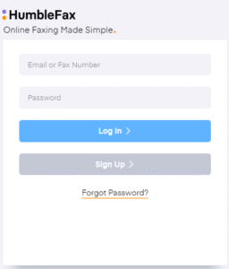 Humblefax Login