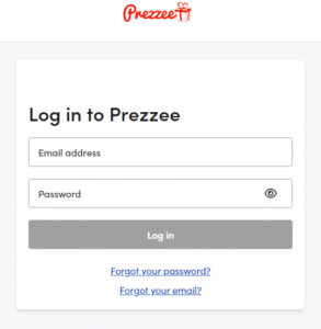 Prezzee Wallet Login